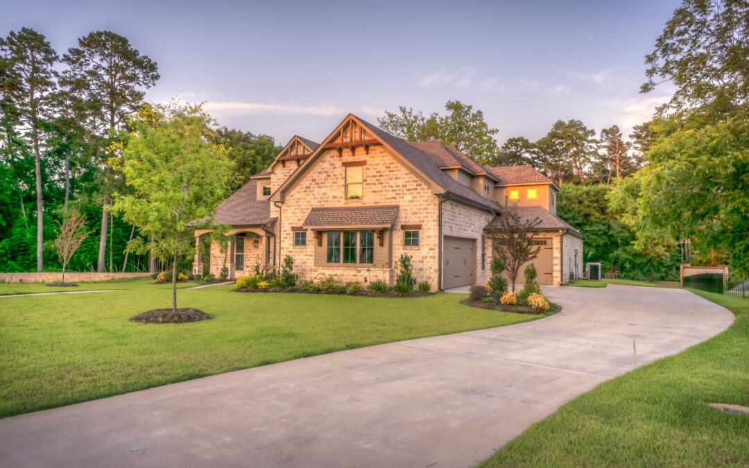 A home with a driveway