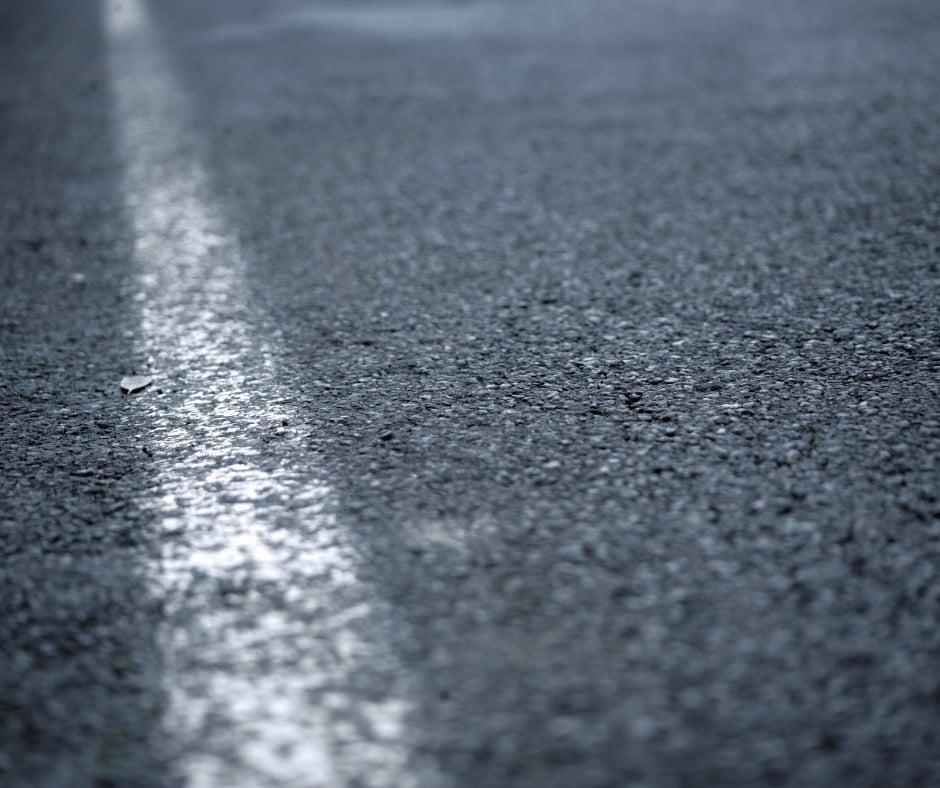 _Asphalt usually used for driveways isn't immune to elements UV rays or chemicals